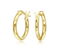 Classic Silver Hoop Earring HO-1747-GP